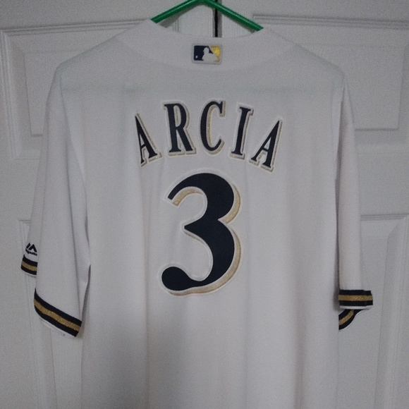 Orlando Arica Milwaukee Brewers Authentic Jersey Vintage - Picture 2 of 2